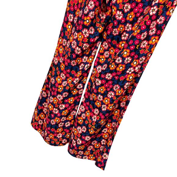 MARNI Pop Garden-Print Crepe Flared-Leg Trousers Size 36 / Small - Picture 6 of 11